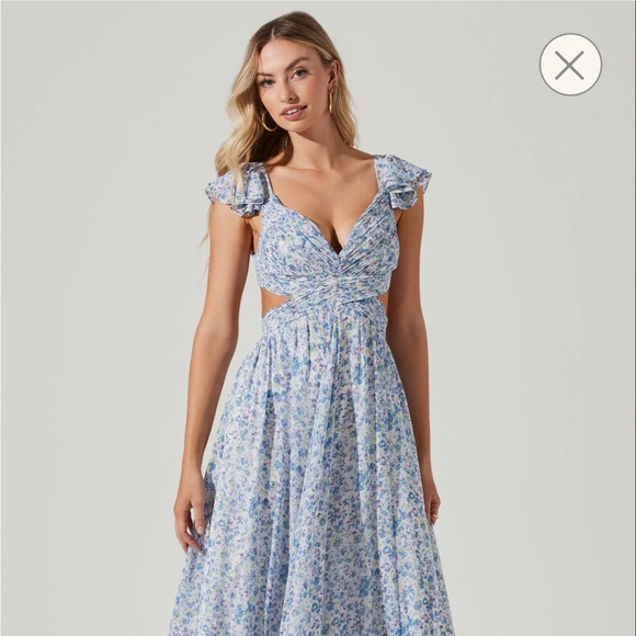 Astr Dresses & Skirts - Astr the label beautiful Primrose Floral Strappy Back Maxi Dress